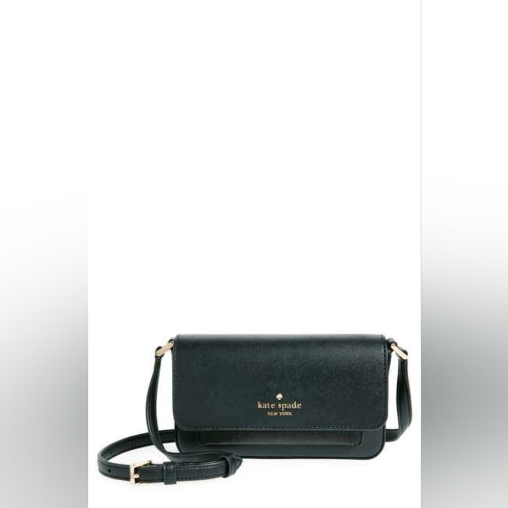 Kate Spade New York glimmer boxed crossbody duo, One Size, BLACK